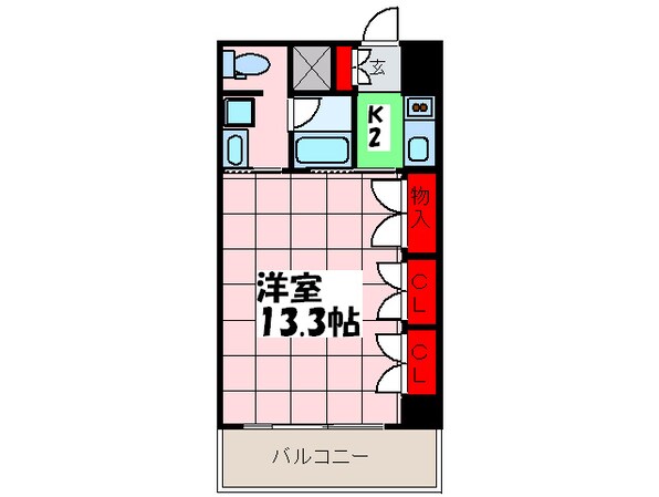 アーデンタワー南堀江の物件間取画像